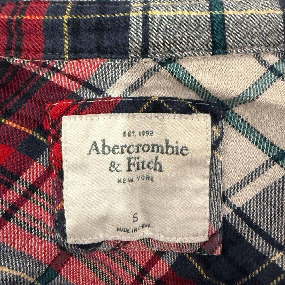 Abercrombie & Fitch Multicolor Plaid Shirt